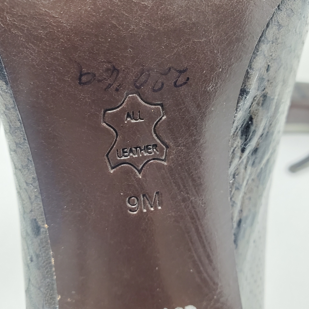 Tory Burch Jude Amazon Python Snake Print Leather… - image 4